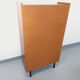 Vintage teak-style wooden bookcase from the 60s