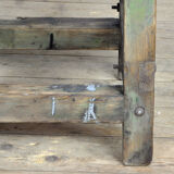 Industrial wooden worktable, 1950's