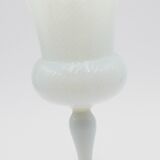 White opaline vase