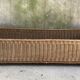Large wicker basket or rectangular box - vintage 1960s