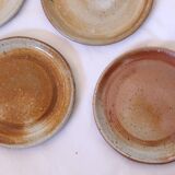 Set of 6 dessert plates from Grès du Marais