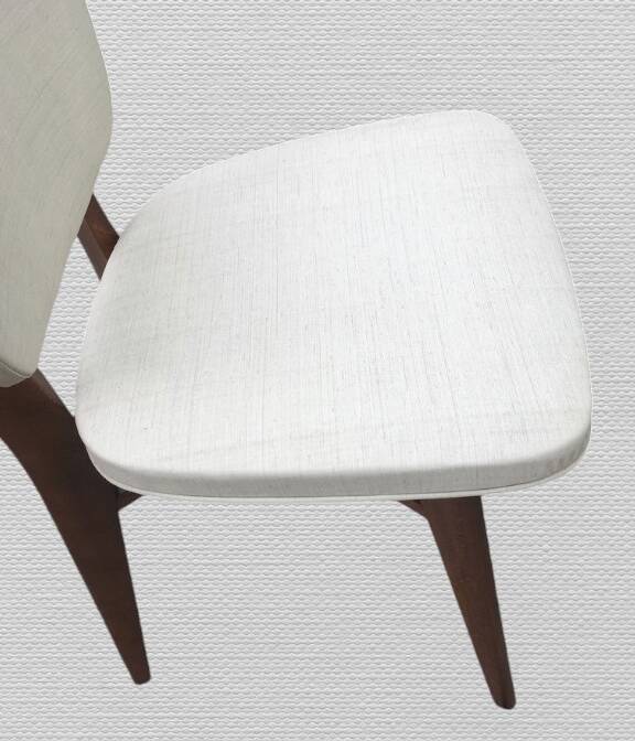 4 chaises en teck design 1960