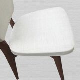 4 chaises en teck design 1960