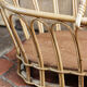 Vintage rattan bassinet