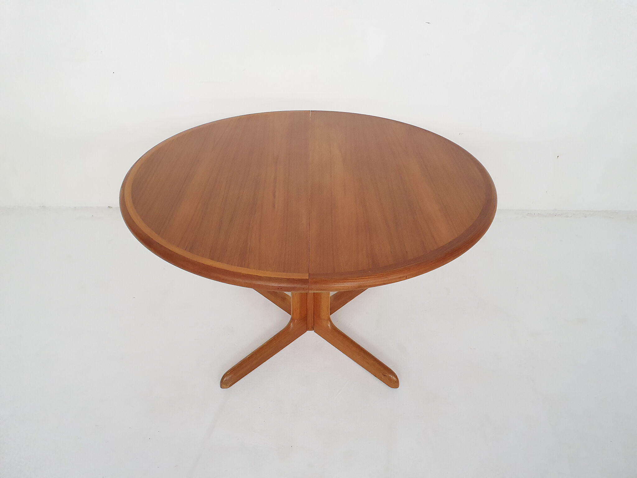 Teak extendable dining table by Niels Otto Moller for Gudme Mobelfabrik, Denmark 1960's