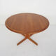 Teak extendable dining table by Niels Otto Moller for Gudme Mobelfabrik, Denmark 1960's