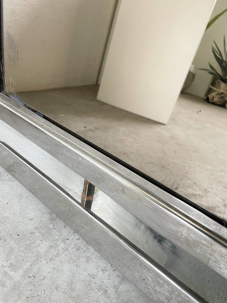 Art Deco Chrome Mirror