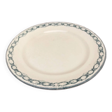 Service plate Faïence R&A (Rigale and Ameline) Salins Model Récamier