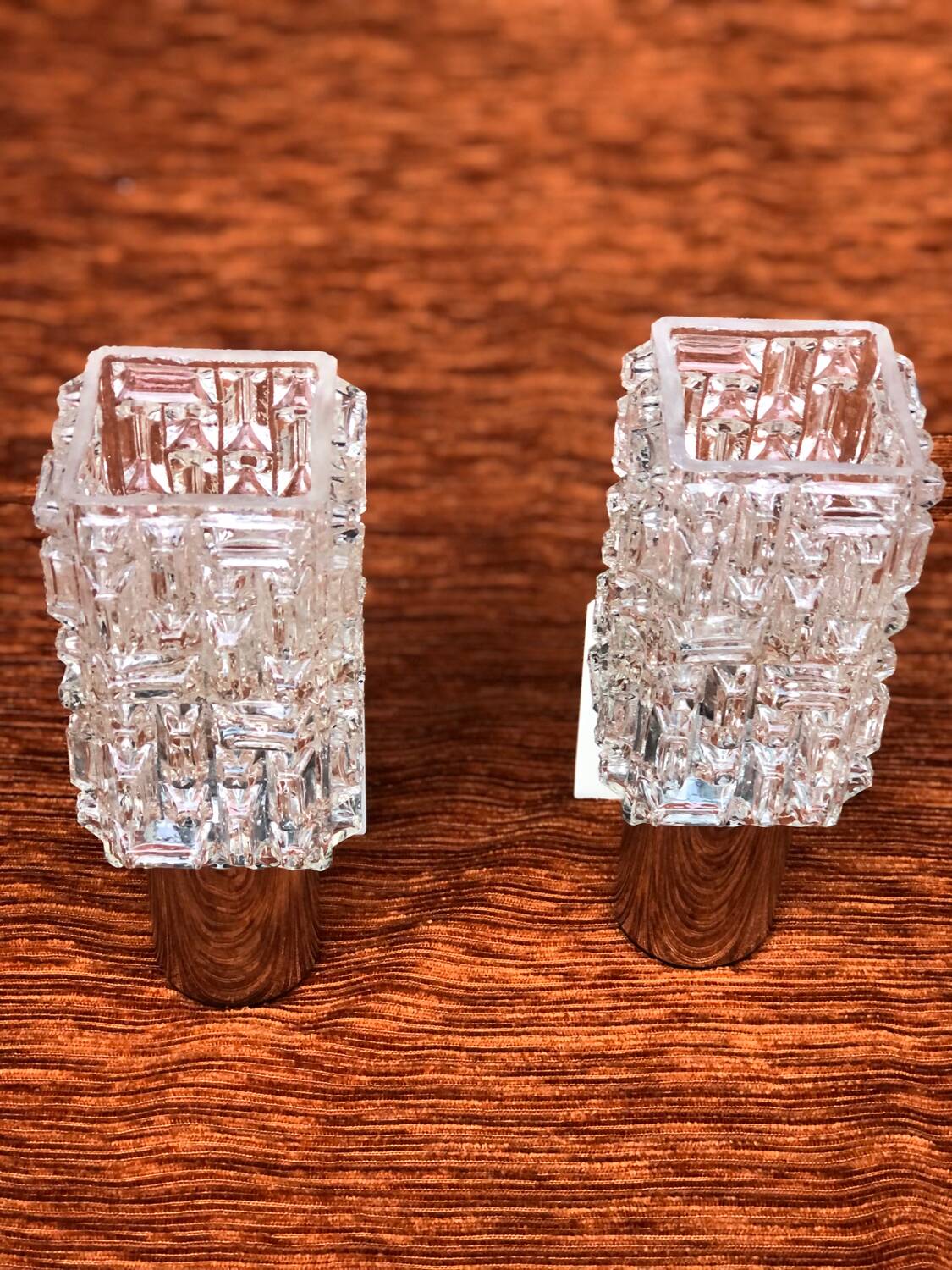 Pair of Targetti wall lights, 1970