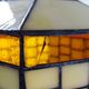 Large vintage suspension Artistar in Tiffany stained glass style, circa 1998.