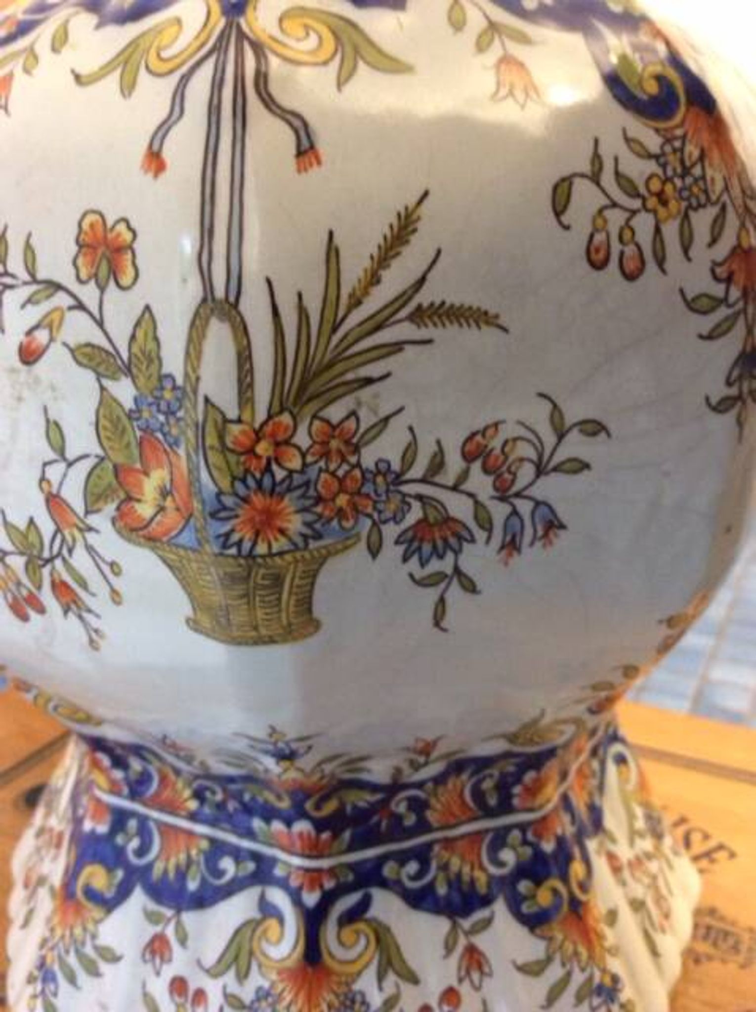 vase en faïence de Desvres