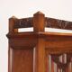 Antique double-bodied mahogany buffet, Italy, 20th century