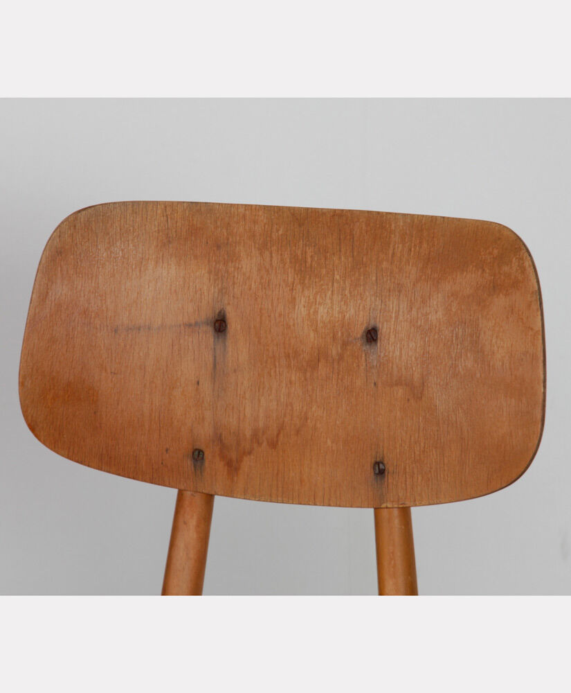 Pair of wooden chairs produced by Ton, 1960