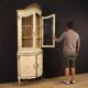 Lacquered, gilded and painted Venetian corner cabinet