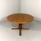Karl Erik Ekselius extendable oak dining table J.O. Carlsson Sweden