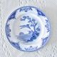 19th century plates Gien iron earth collection with Japanese birds