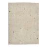 Neutral handmade hemp rug, 164x225cm