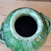 Varnished terracotta jar