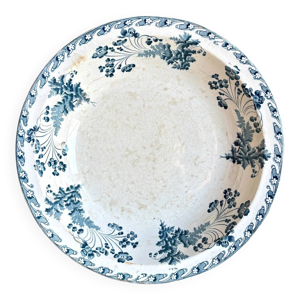 Plat rond et creux Longwy