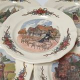 Assiettes à dessert Sarreguemines Obernai