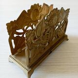 Brass letter holder