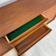 1960s Vintage Large Minimalistic Mid-Century Teak Sideboard