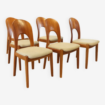 Set of 6 chairs Danish design Niels Koefoed 'Morten' 'Hellerup'
