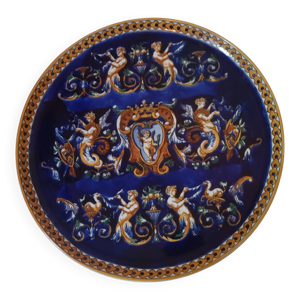 plat en faience de gien
