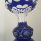 Vase bleu cristallery of lorraine - large model