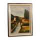 Italian signed landscape painting from 20th century
