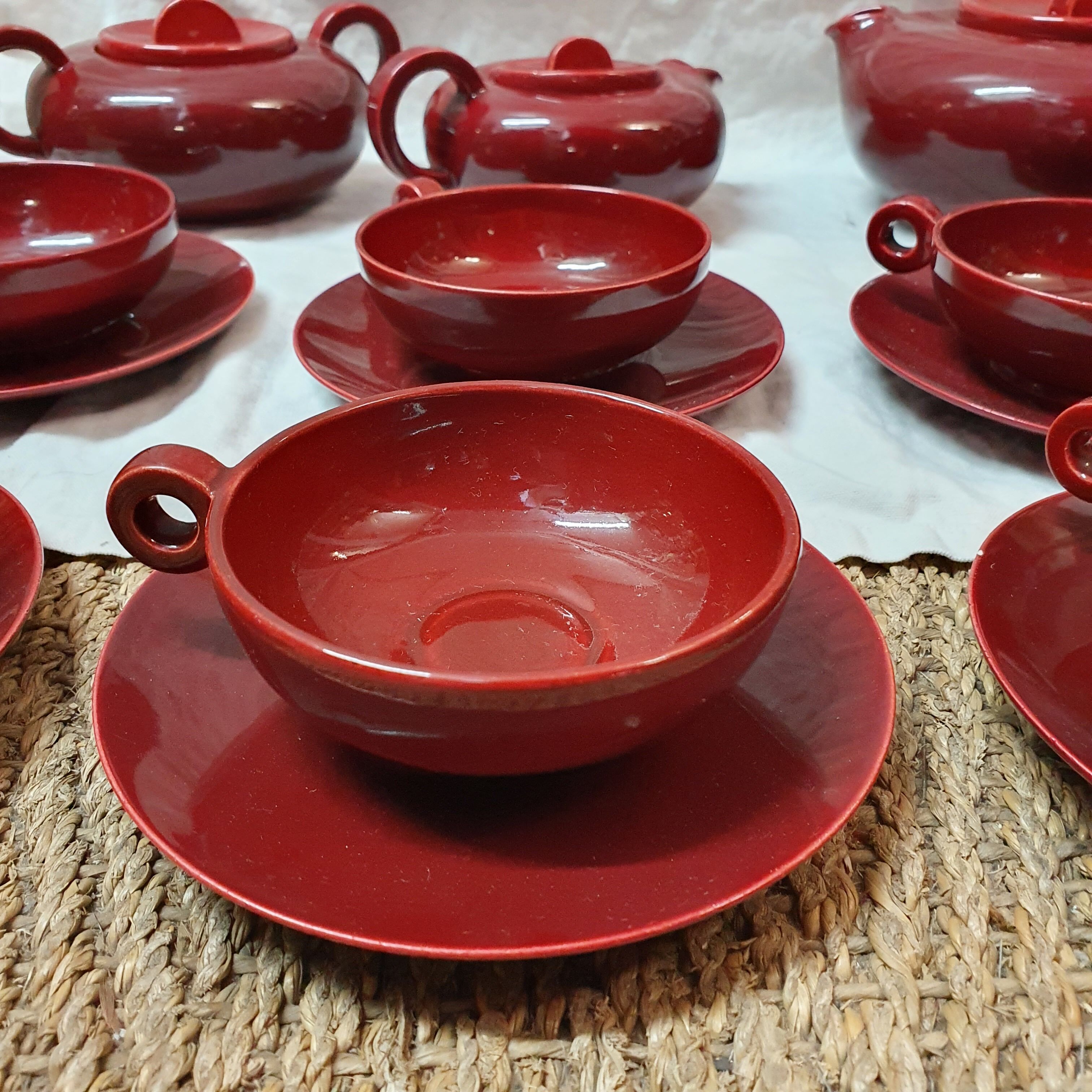 1940/50 earth tea service