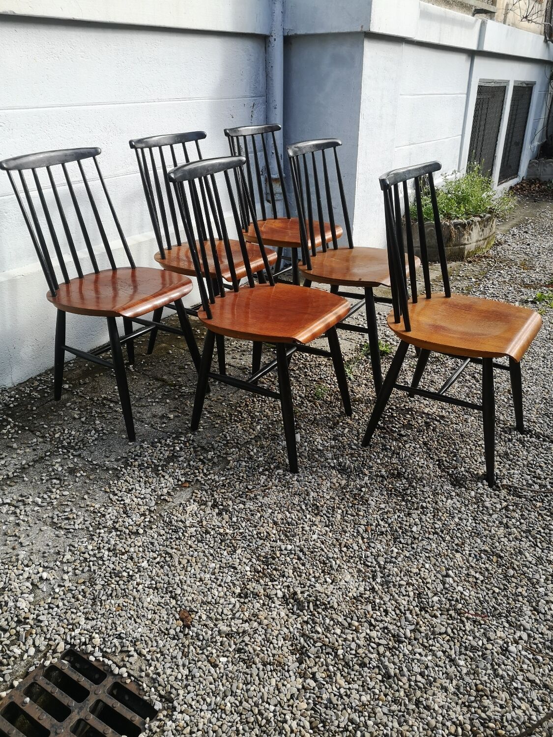 Series of 6 Fanett chairs, Ilmari Tapiovaara