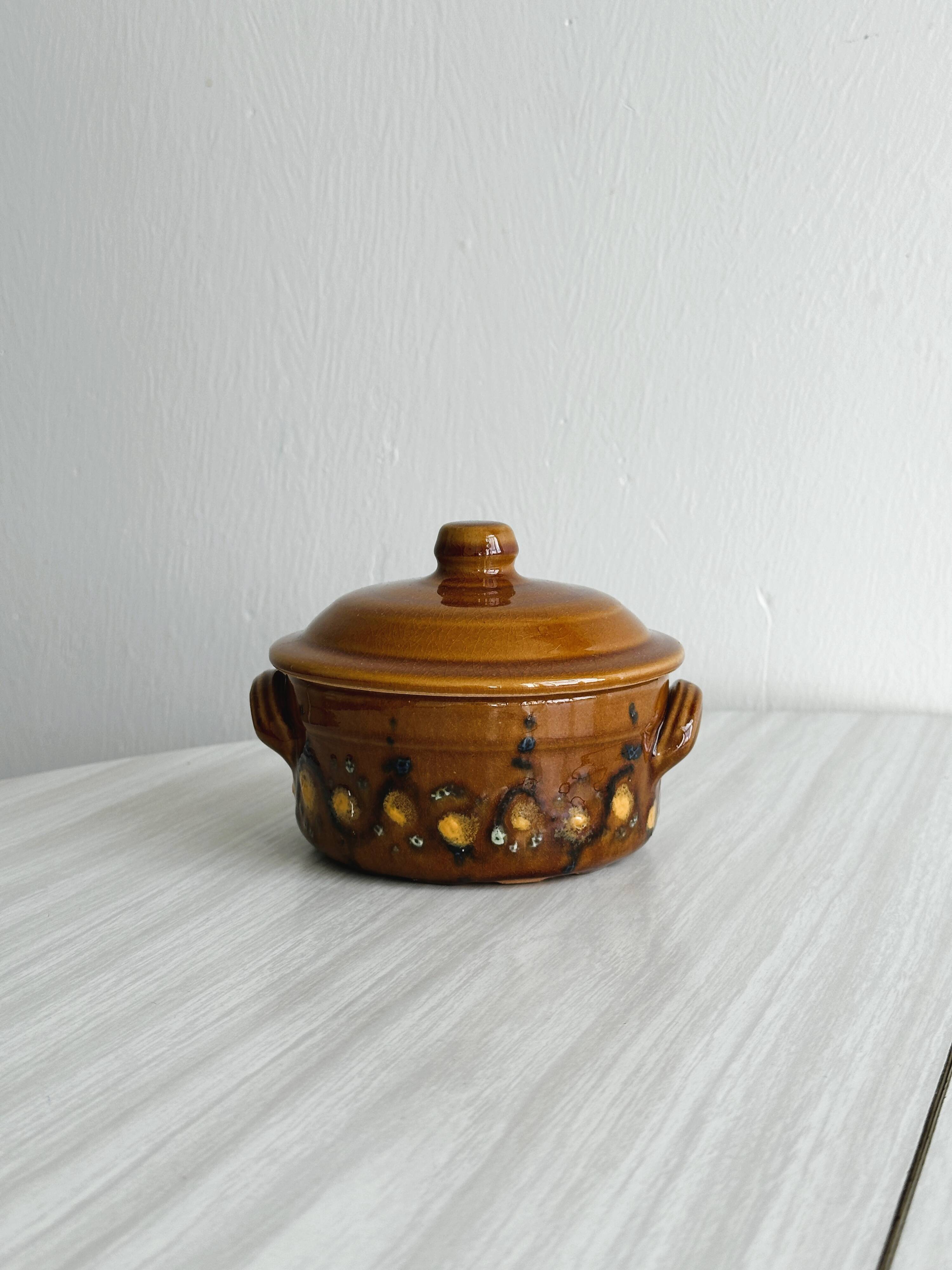 Small vintage ceramic oven dish