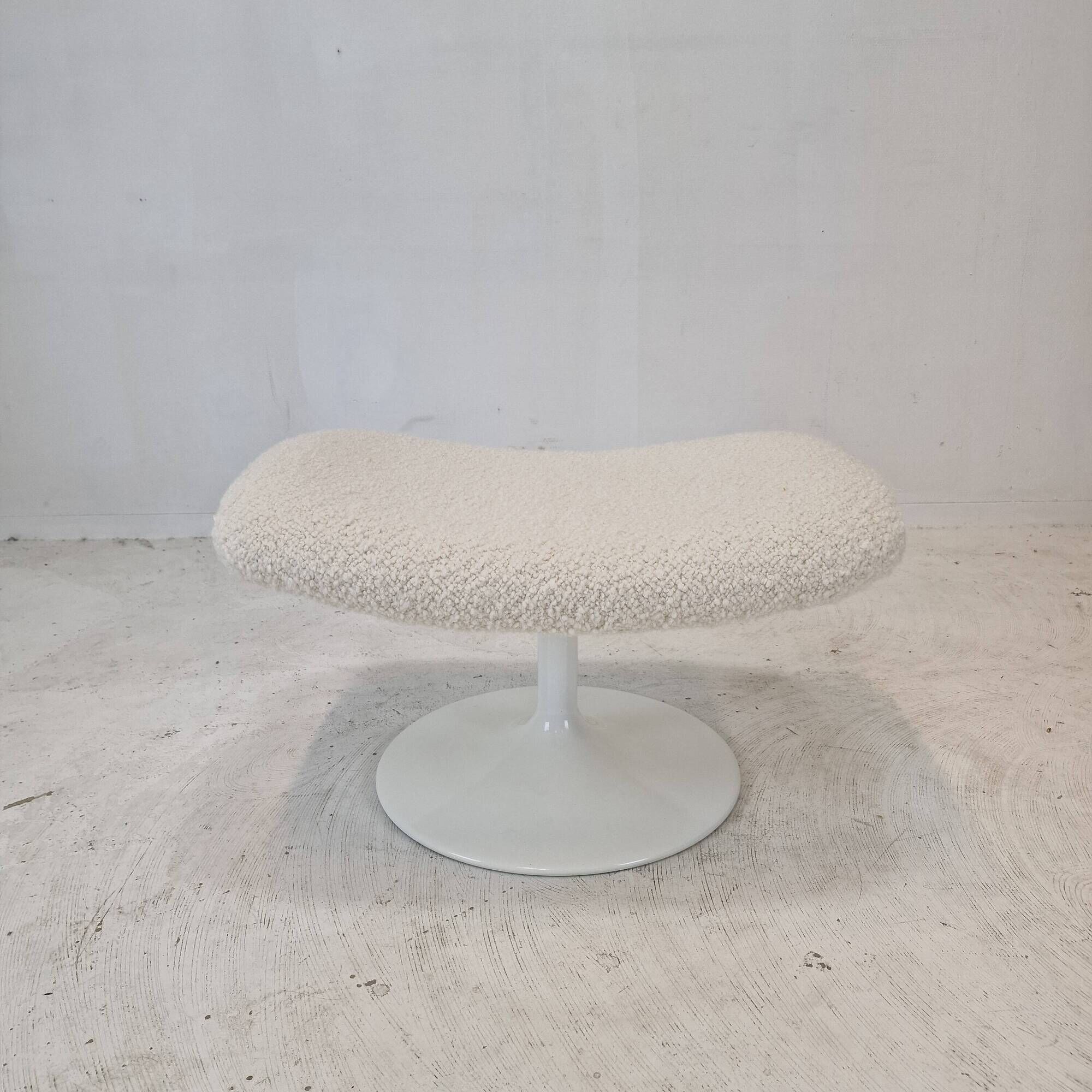 F518 Lounge Chair with Ottoman by Geoffrey Harcourt for Artifort, 1970s