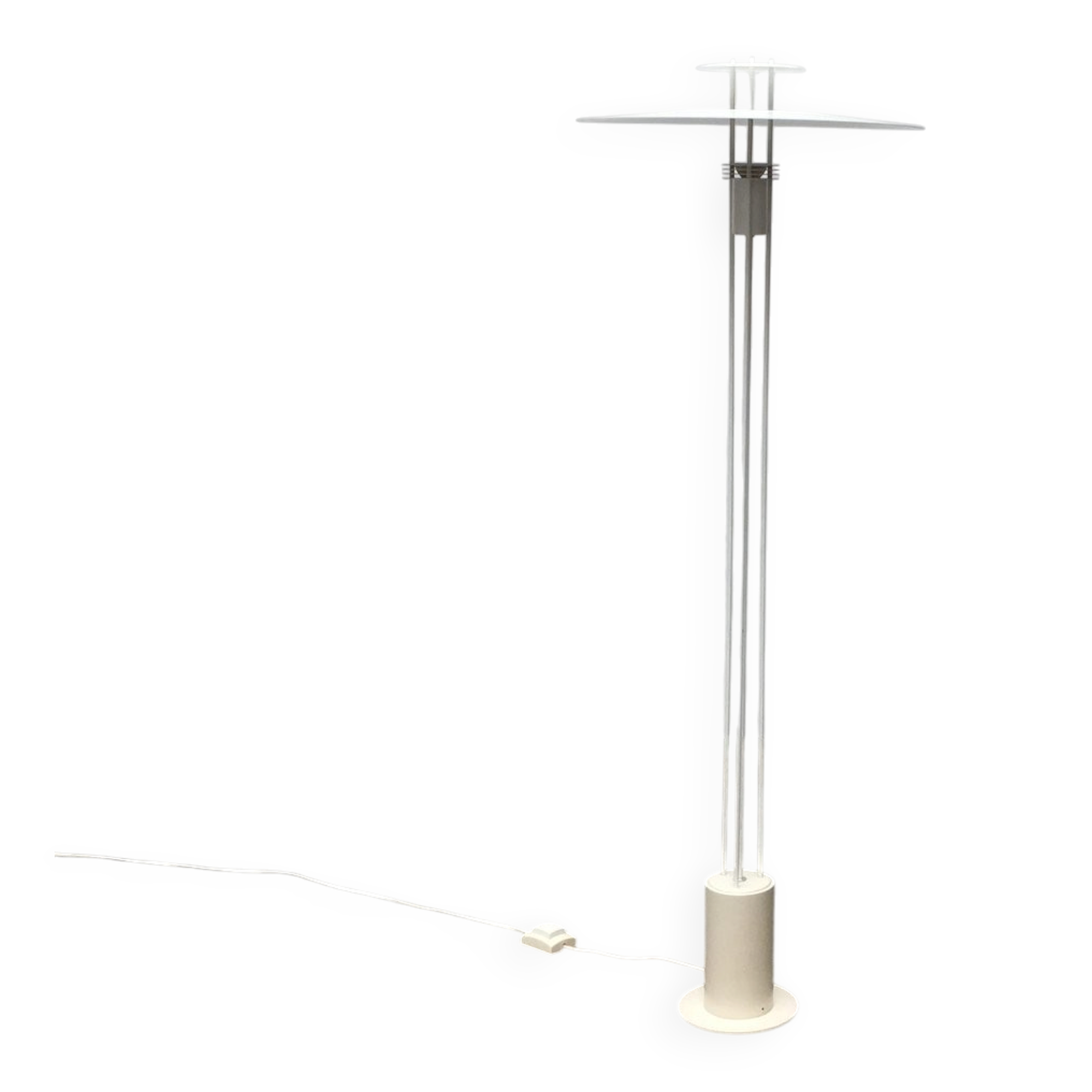 Lampadaire en métal danois de Frandsen, 1989