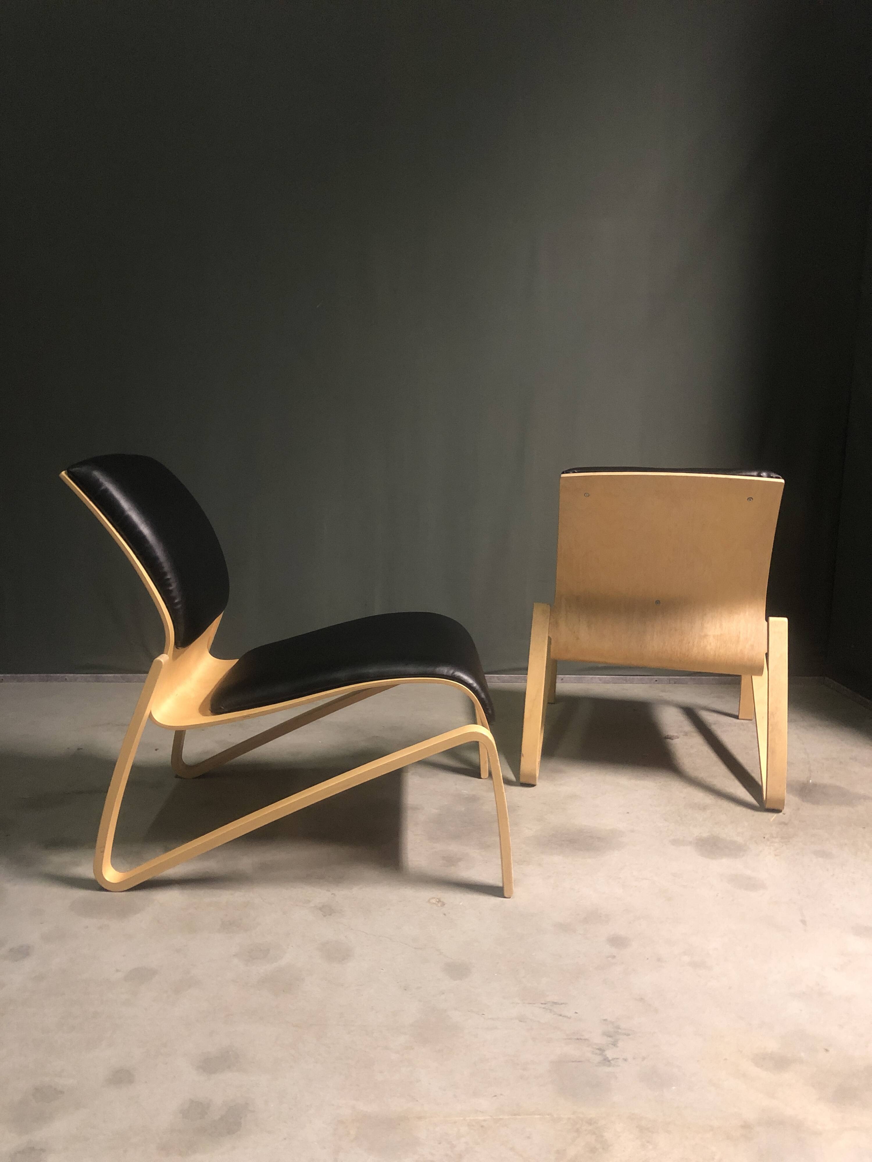 Nadin armchairs by Hans Peter Weidmann for Artek, 1990s