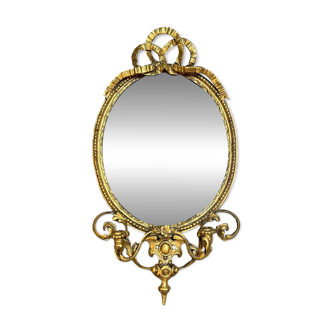 C19th Gilt Girandole Mirror