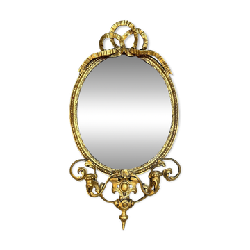 C19th Gilt Girandole Mirror