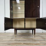 1950s rosewood display cabinet