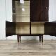 1950s rosewood display cabinet