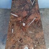 Fossil marble design coffee table 124cm