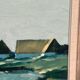 Swedish Oil on Canvas – “Farm by the Lake” by Bengt Hillgrund
