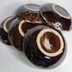 Set of five old hollow plates in glazed ceramic, nineteenth century, 23 cm