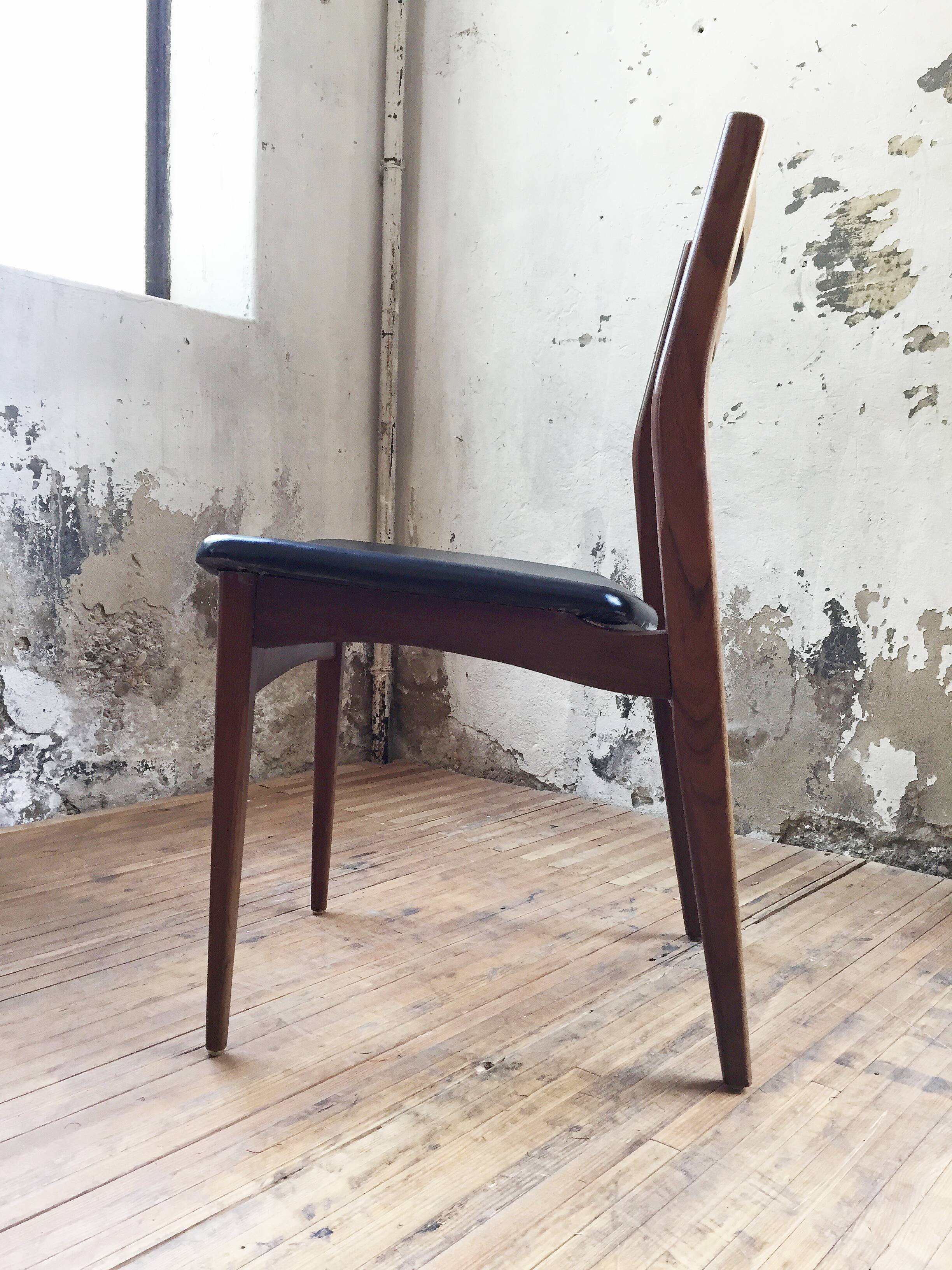 Série 6 chaises scandinaves