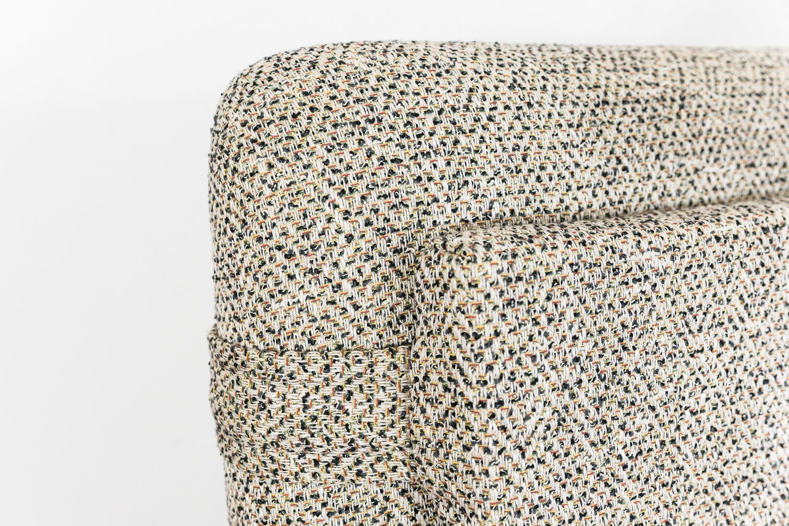 Gfm 64 back armchair with ottoman by edmund homa 1960's