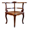 Fauteuil d'angle 1900 assise bistro