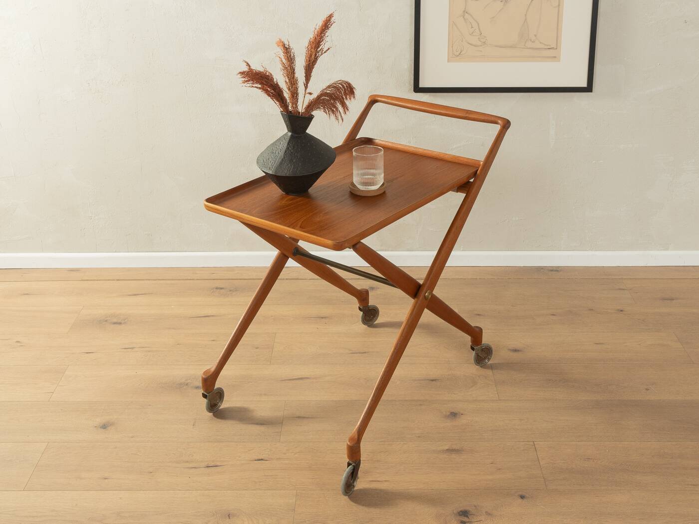 1960s serving trolley, K. Knudsen & Søn