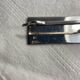 12 silver-plated metal knife rests Art Deco Yorel