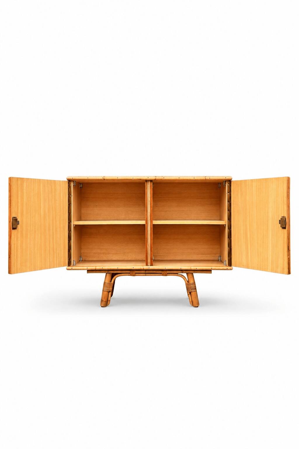 Bamboo and rattan buffet Audoux Minet