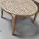 Table basse en rotin